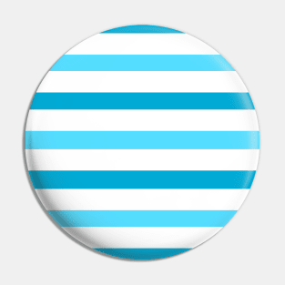 Dark white light blue stripes pattern Pin