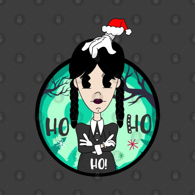 Wednesday Addams X-mas by Teesbyhugo