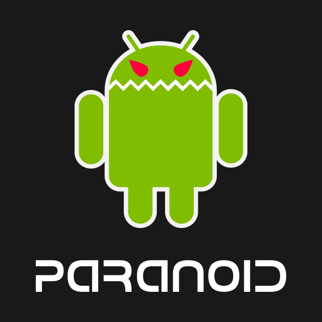 PARANOID ANDROID by KARMADESIGNER T-SHIRT SHOP