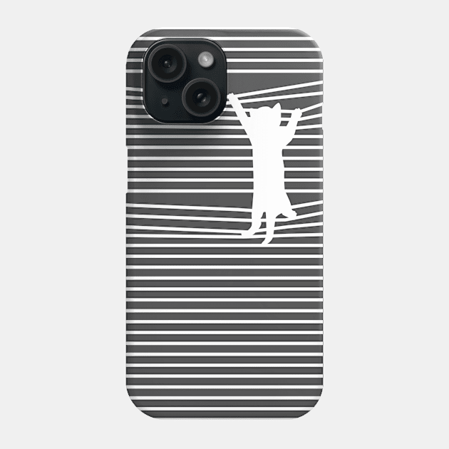 Cat vs Blinds Phone Case by Astroman_Joe