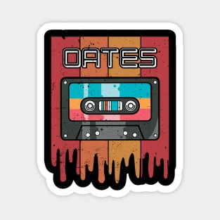 Thanksgiving Oates Name Retro Styles Camping 70s 80s 90s Magnet