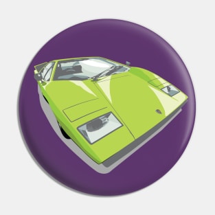 1970s Lamborghini Countach Pin