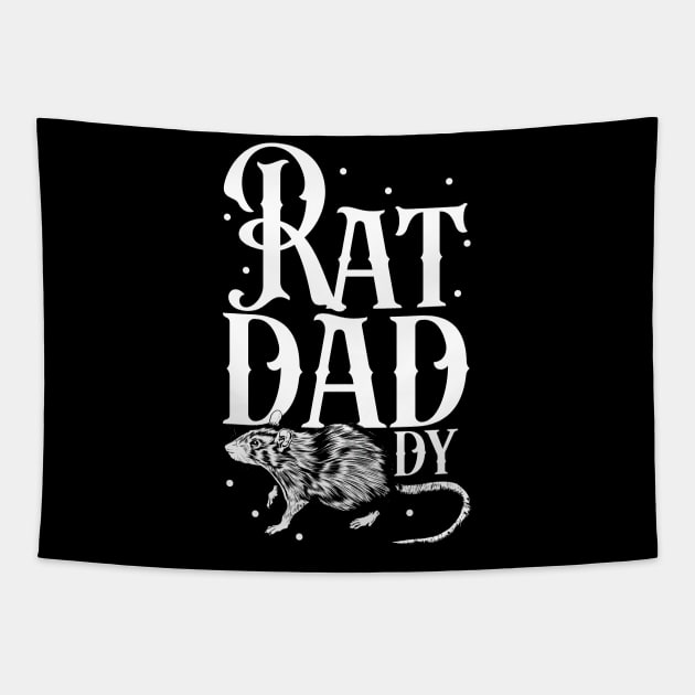 Rat lover - Rat Daddy Tapestry by Modern Medieval Design