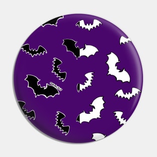 Split-Color Bats Pin