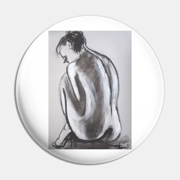 Posture 3 - Female Nude Pin by CarmenT