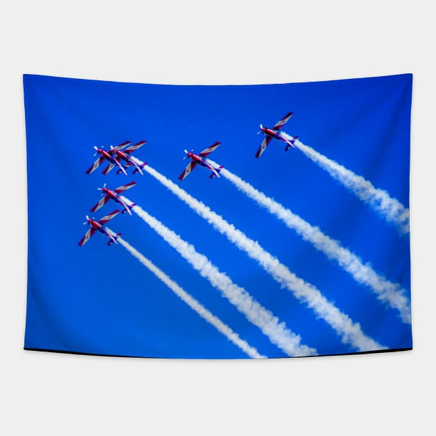 RAAF Roulettes Tapestry by Upbeat Traveler