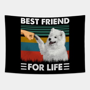 Pint-sized Paws Parade Samoyed Whispers, Tee Triumph Extravaganza Tapestry