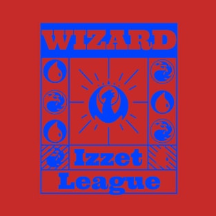 Izzet League | Wizard | MTG Guild Blue on Red Design T-Shirt