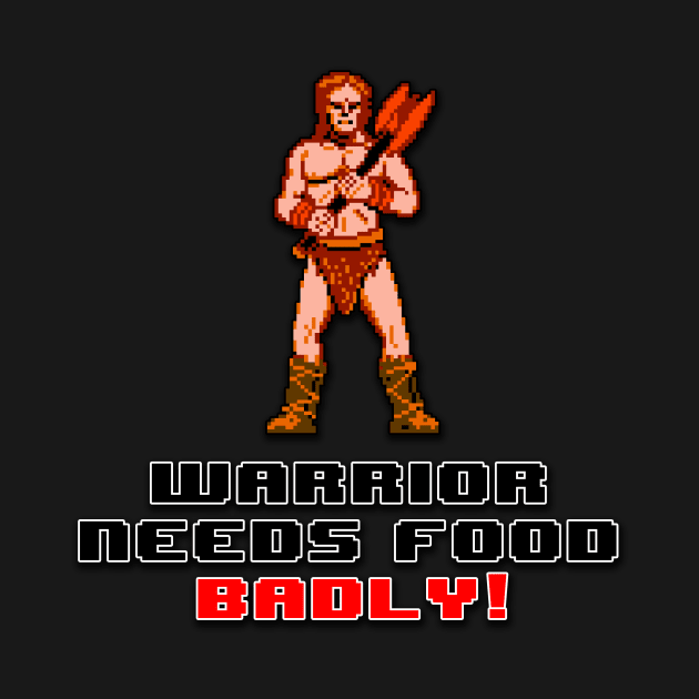 Gauntlet Warrior - Old by BigOrangeShirtShop