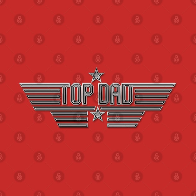 Top Dad Top Gun Logo by Angel arts