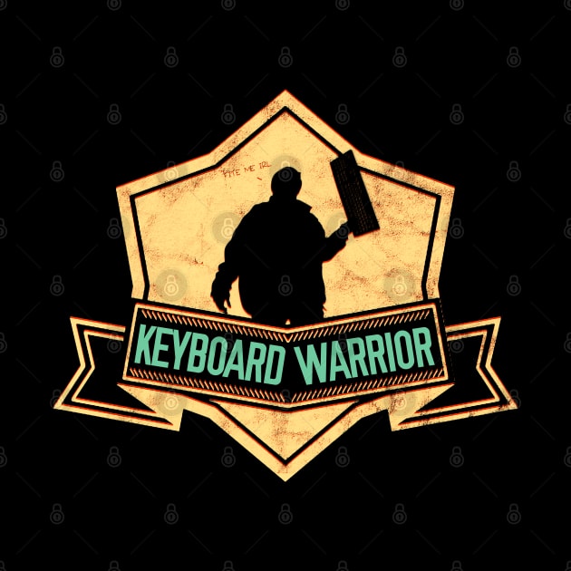 Keyboard Warrior Vintage by giovanniiiii