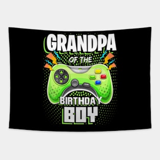 Grandpa of the Birthday Video Gamer Tapestry