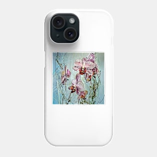 Red orchids Phone Case