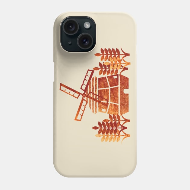 Windmill & Wheat Phone Case by CleanRain3675