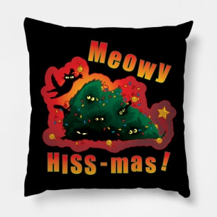 Mowy Hiss-mas! Pillow