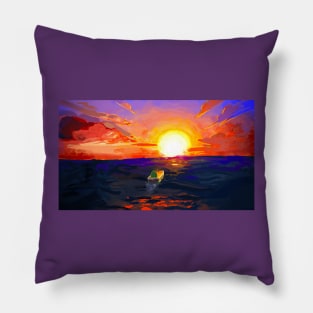 Bfb 30 firey leafy ending Pillow