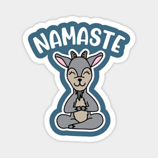 Namaste Goat Yoga Fitness Funny Magnet