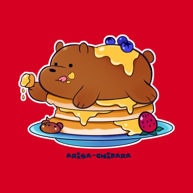 Brown Bear Pancakes by arisachibara