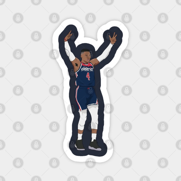 Russell Westbrook Washington Magnet by xavierjfong