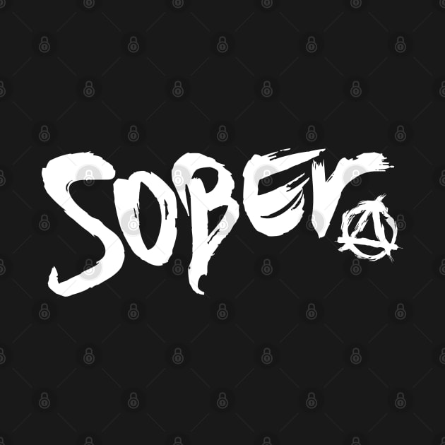 Sober with AA logo by INpressMerch