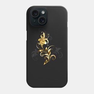 Antique Golden Flower Phone Case