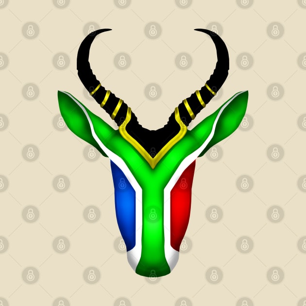 South African Flag Sprinbok by GAz