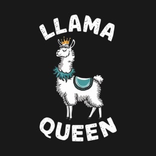 Llama Drama Queen Funny Llama posing shirt T-Shirt