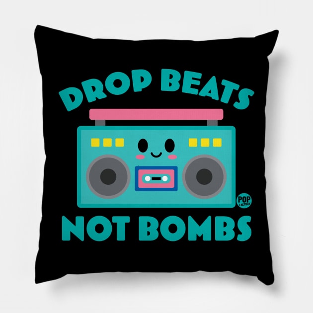 DROP BEATS Pillow by toddgoldmanart