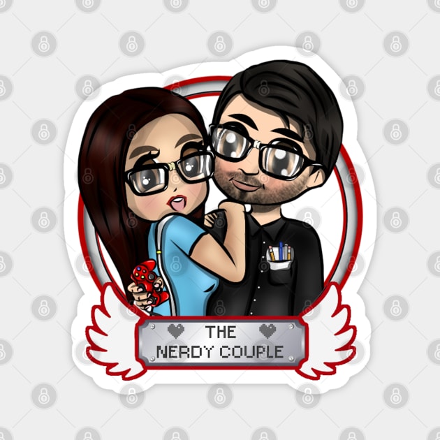 The Nerdy Couple Together Magnet by TheNerdyCouple