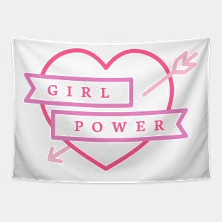 girl power pop art Tapestry