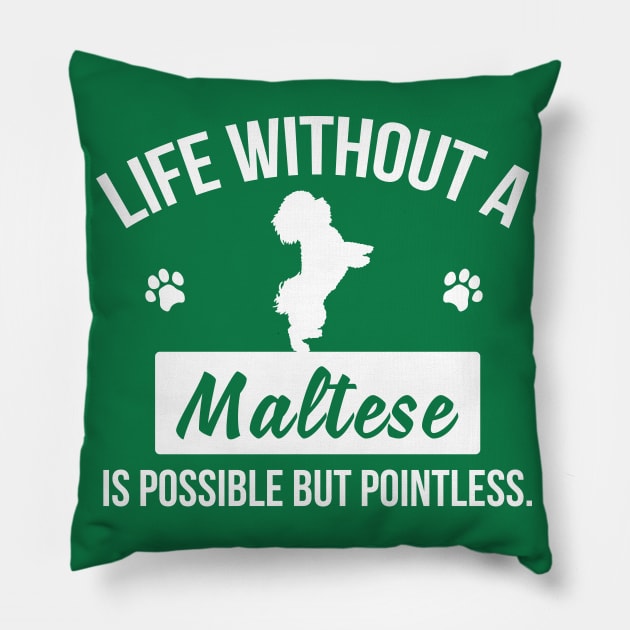 Maltese Pillow by nektarinchen