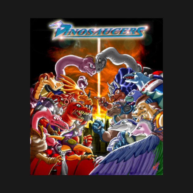 Dinosaucers Dinosaurs TShirt TeePublic