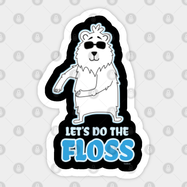 Trends Exercise Movement Flossing Gift Floss Dance Move Polar Bear Floss Dance Sticker Teepublic Polar bear portrait designed by josh brill. teepublic