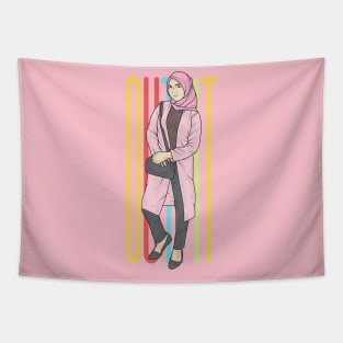 Hijan Pink Lady Tapestry