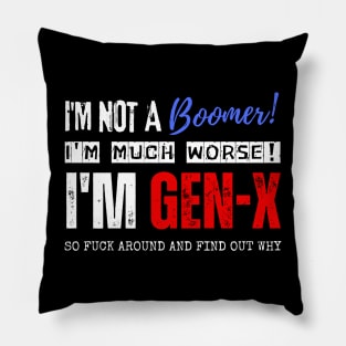 I'm Gen X Pillow