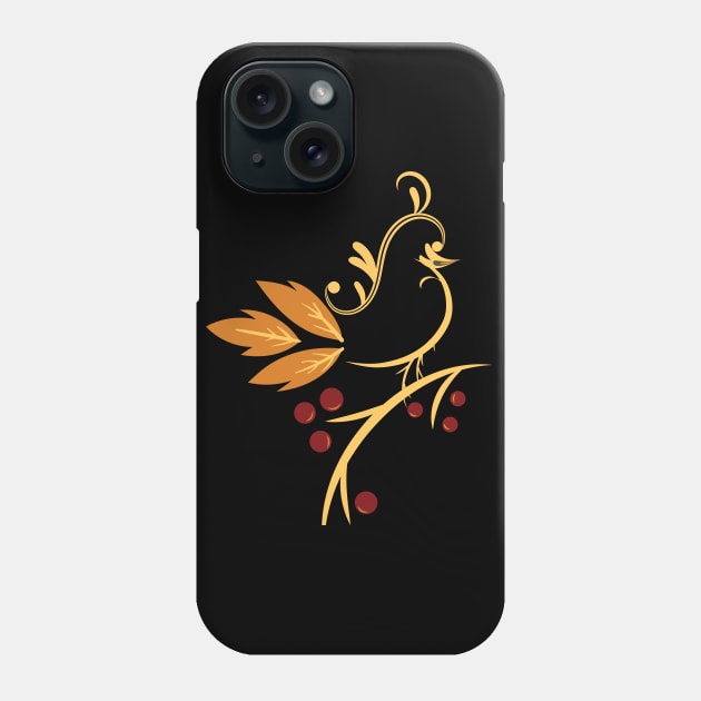 Beautiful bird Phone Case by T-Crafts