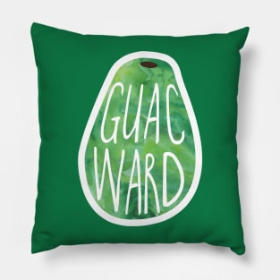 GUACward - funny avocado pun Pillow