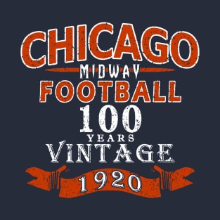 Chicago Pro Football - Vintage 100 Seasons T-Shirt