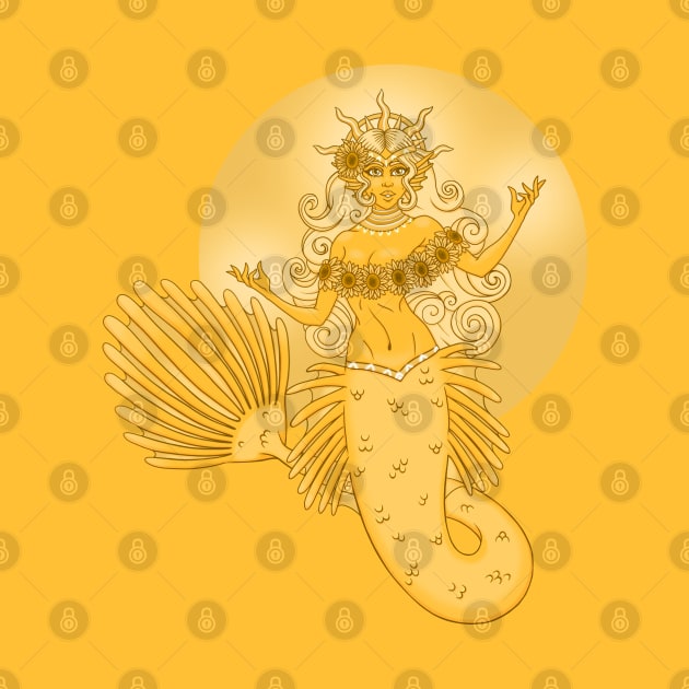 Sunshine Mermaid by sushikittehh