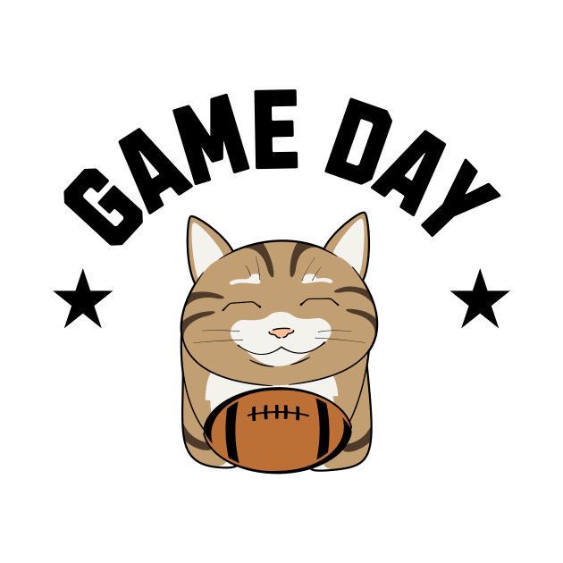 Football Cat Game Day by Middle of Nowhere