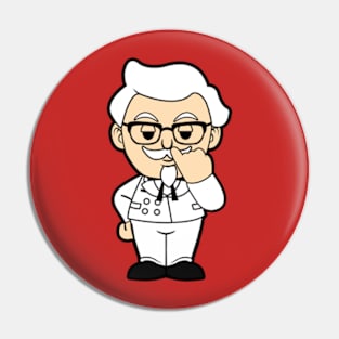 Funny Colonel Sanders Pin