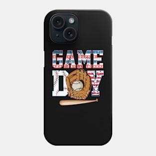 Baseball Game Day Baseball And Glove Gift For Men Women Phone Case