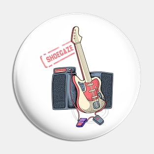 Shoegaze Guitar Effects Pedal - Guitarist Design Pin