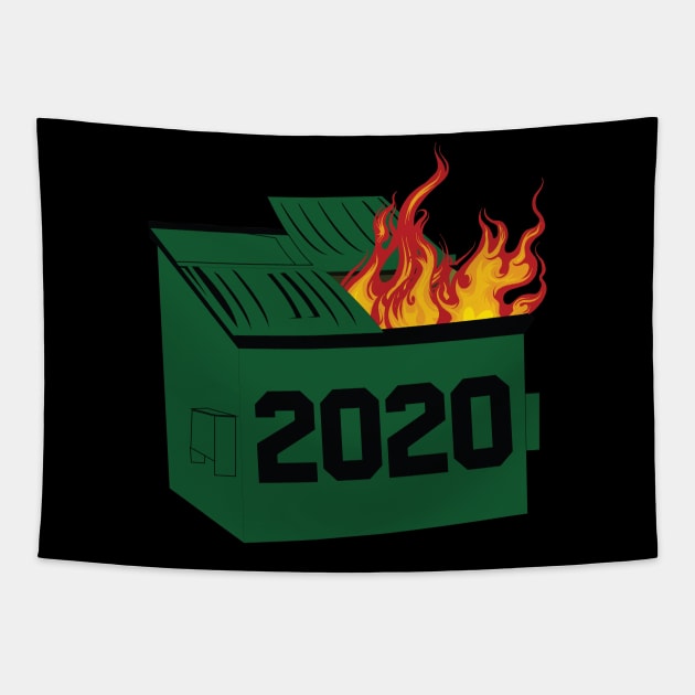 2020 dumpster fire Tapestry by PhiloArt