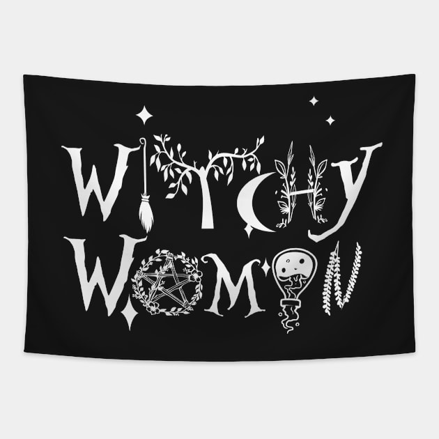 witchy woman Tapestry by Accabella