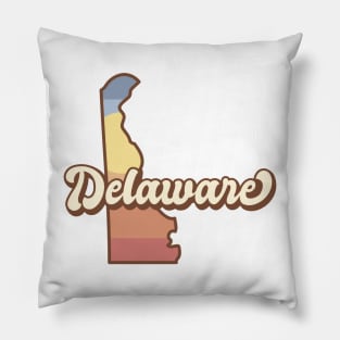 Delaware Retro Pillow