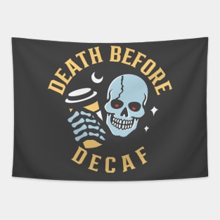 Dead Before Decaf Tapestry