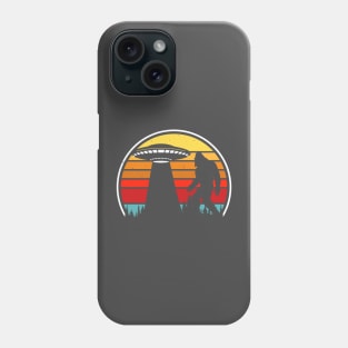 Bigfoot versus aliens Phone Case