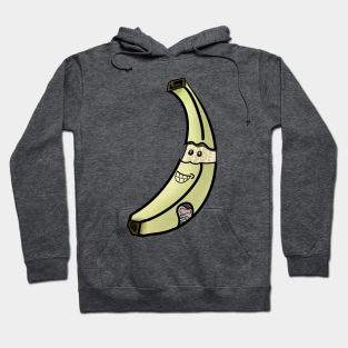 banana print hoodie