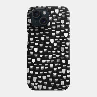 Black and White Inverted Spots Phone Case